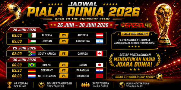 PROMO GOLDEN TIKET PIALA DUNIA 2026